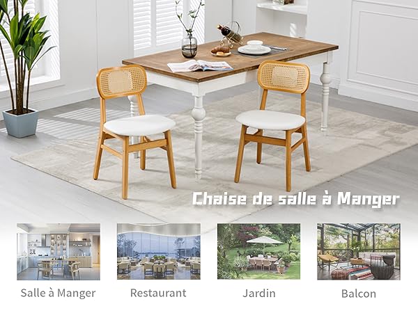 chaise salle à manger en bois