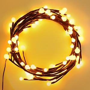 Flexible Zweige mit LED Lichterketten