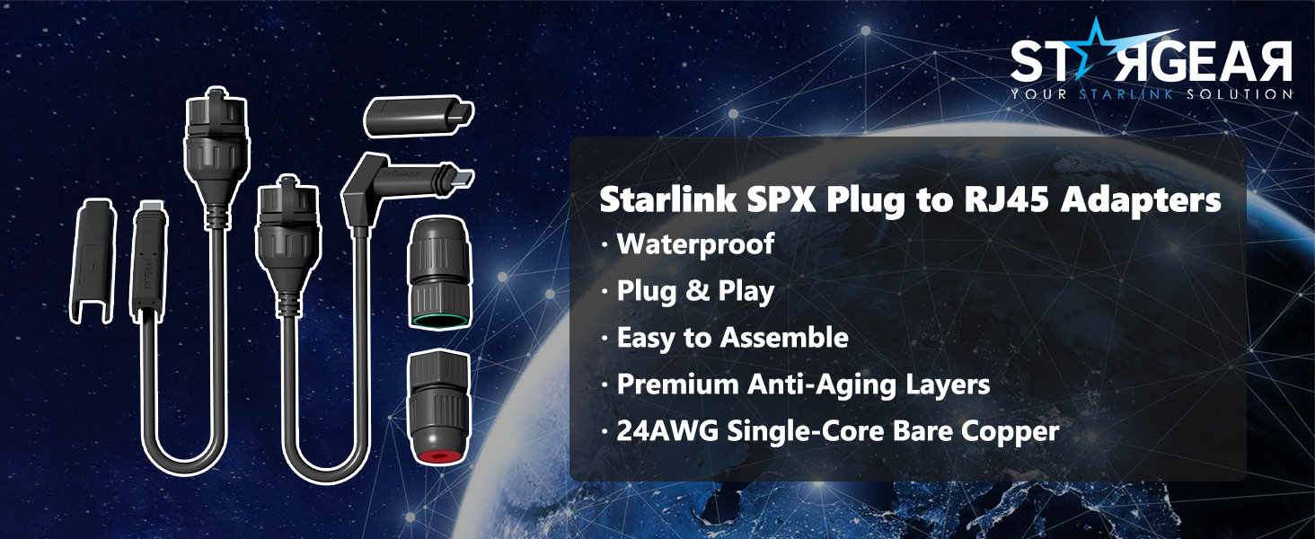 Adaptateur Ethernet RJ45 Starlink – Neuf Sous Blister