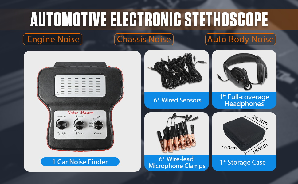 Chassis Ear Automotive Engine Noise Finder Tool