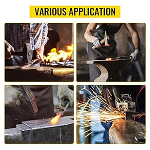 VEVOR Enclume En Fonte Enclume Bleue 55 Lb Pour Les Forgerons/riveter/former Du Métal 21 Enclume en Fer de 24,9 kg