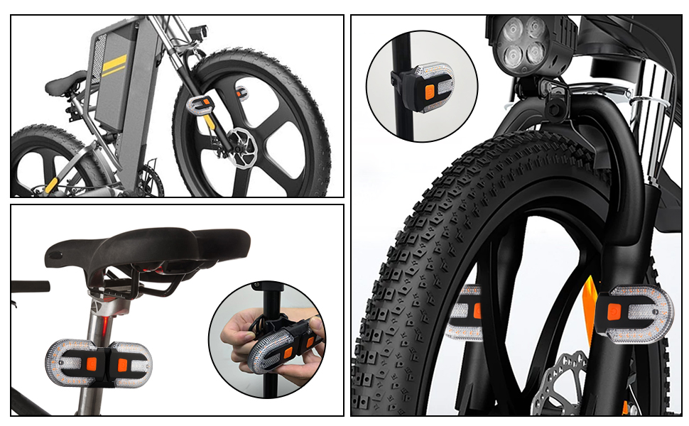 Feu Arriere Velo de Clignotant