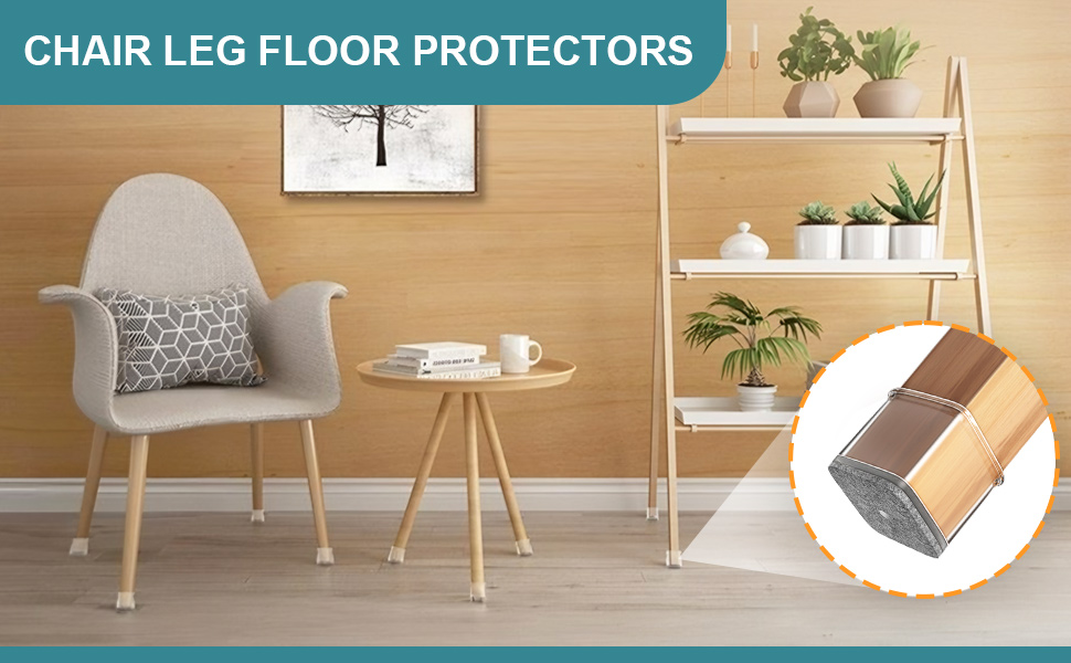Protectores de suelo para patas de silla