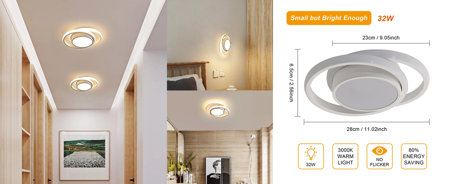Modern LED Ceiling Light Round Luminaire
