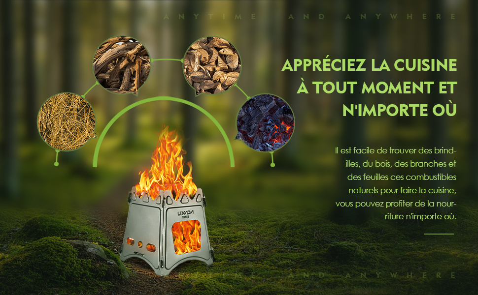 LIXADA POÊLE DE CAMPING