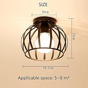 size of the ceiling light
