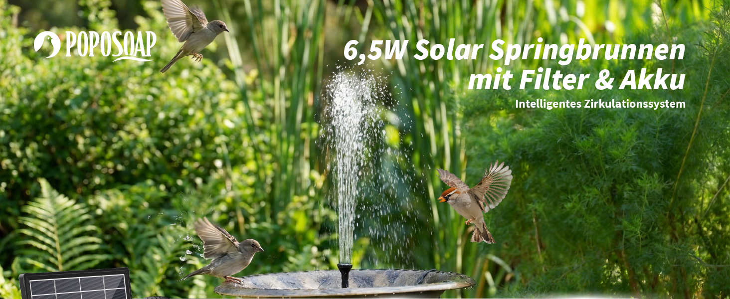 POPOSOAP Solarbrunnen Bild 1