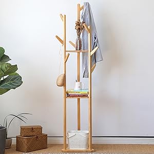 perchero-pie-árbol-entrada-madera-barato-diseño-recibidor-industrial-infantil-moderno-oficina-bolso