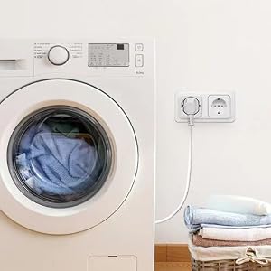 Uolifrem WLAN Smart Steckdose con Strommessung Steckdose16A, Enchufe inteligente WiFi Steckdose