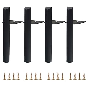 Juego de 4 soportes metálicos para portones de jardín
