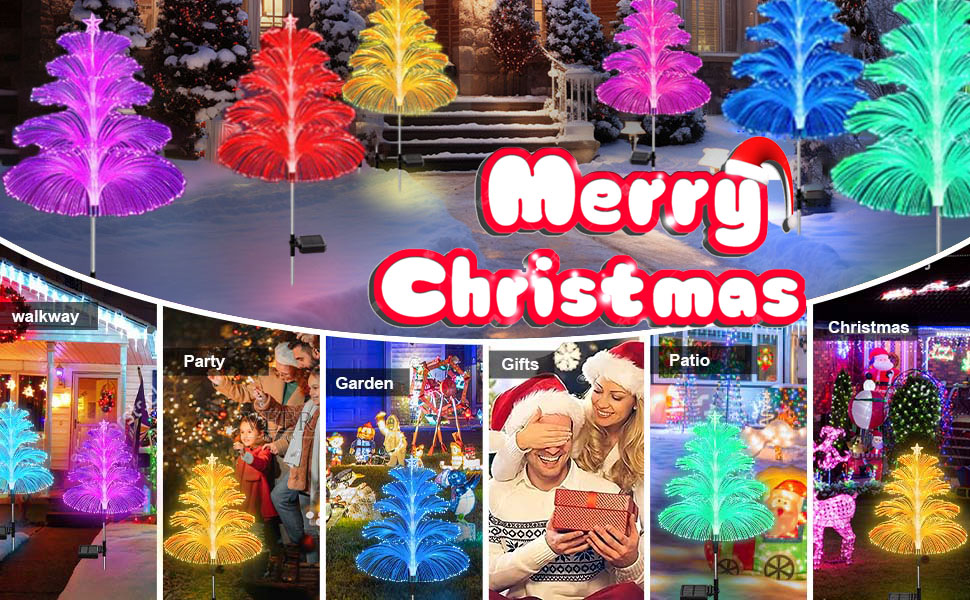 Décorations De Noël Lumière Solaire Bonhomme De Ne... – Grandado