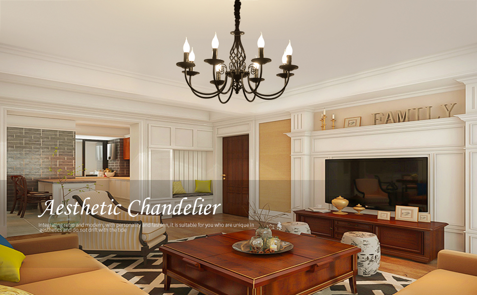 Kronleuchter im Landhausstil