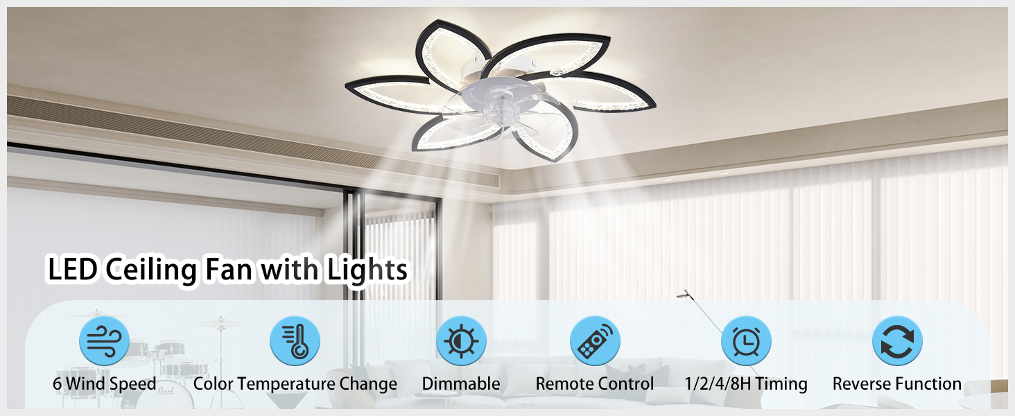 ventilador de techo con luz