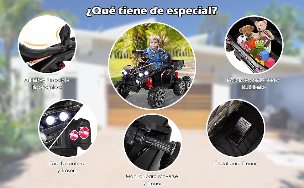 Quad Coche Eléctrico Infantil 