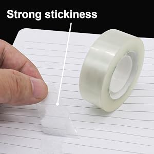 Strong Sticky Stationery Tape small rolls refills for crafts DIY files Repairing sealing