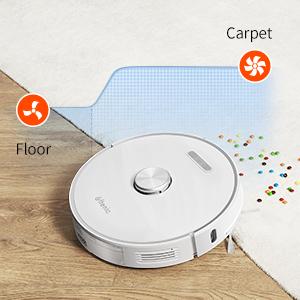 Robot Vacuum carpet detection