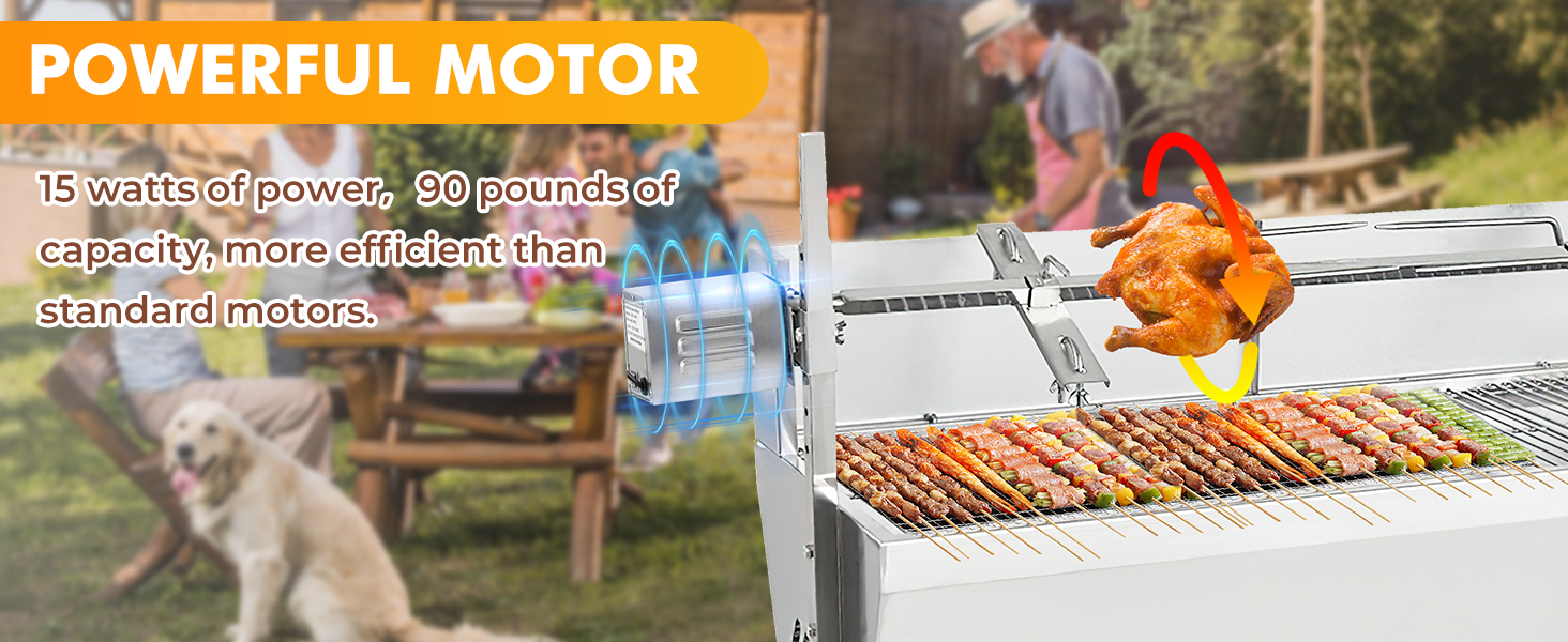15W powerful motor