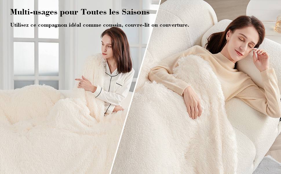 plaid canape plaid fausse fourrure plaid polaire plaid fourrure plaid fourrure blanc