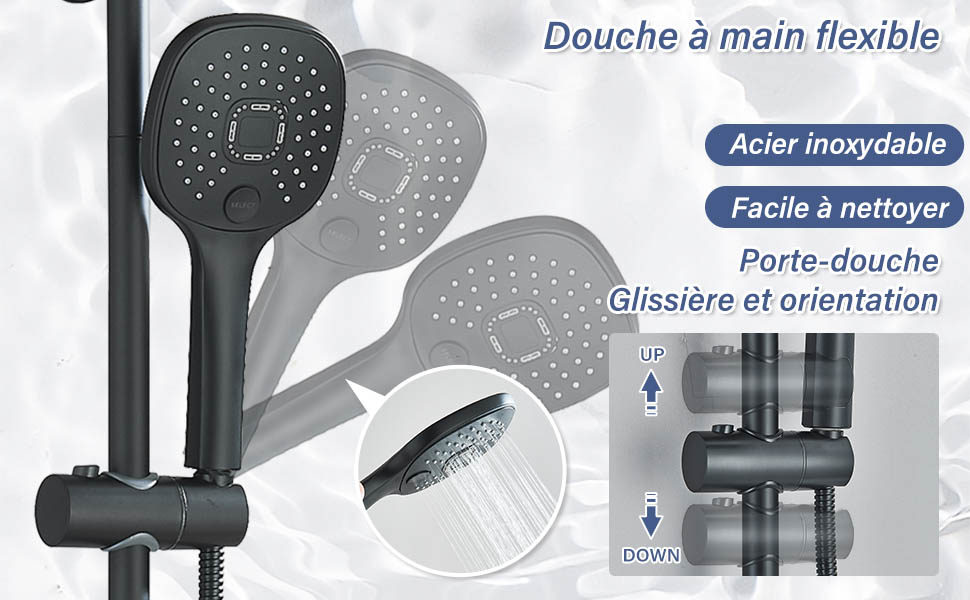 Douche à main flexible