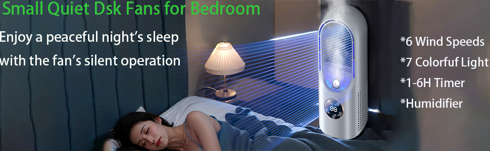 Humidifier with bladeless fan