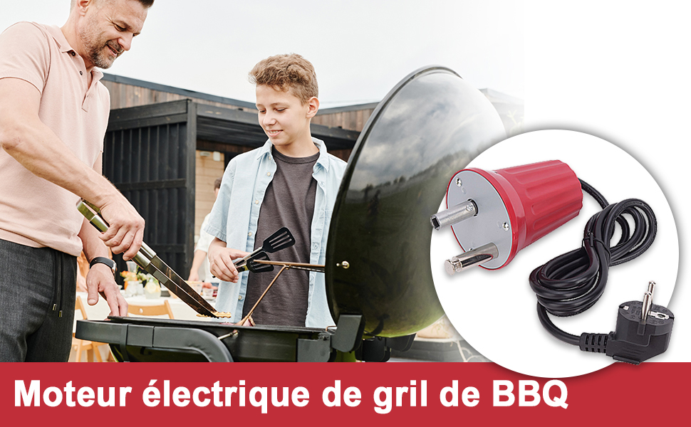 FD801B ABS Barbecue Rotateur Moteur Gril Machine Électrique Extérieur Barbecue