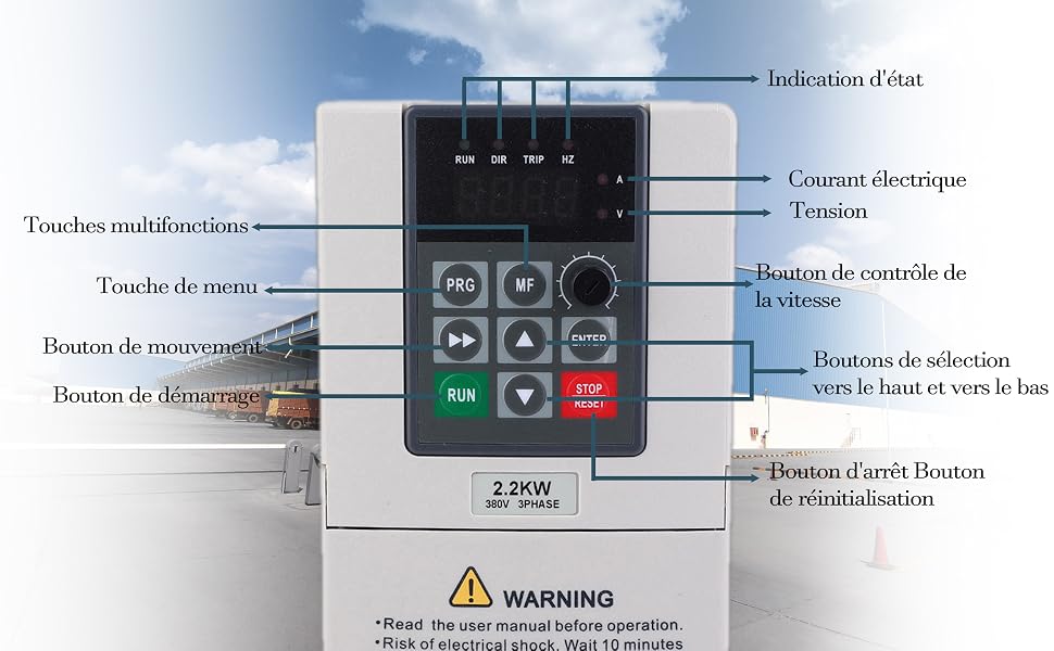 vfd onduleur simple à 3 phases 3hp vfd onduleur unique à 3 phases 1hp onduleur générateur