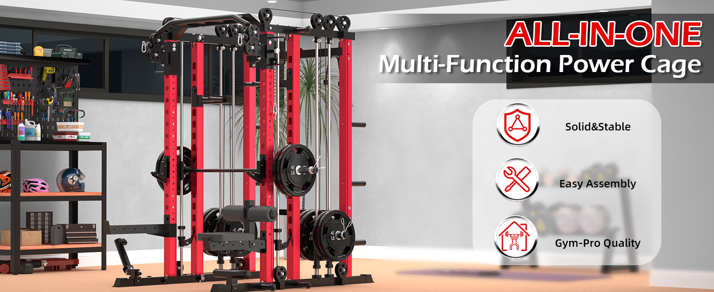 Power Squat Rack Cage