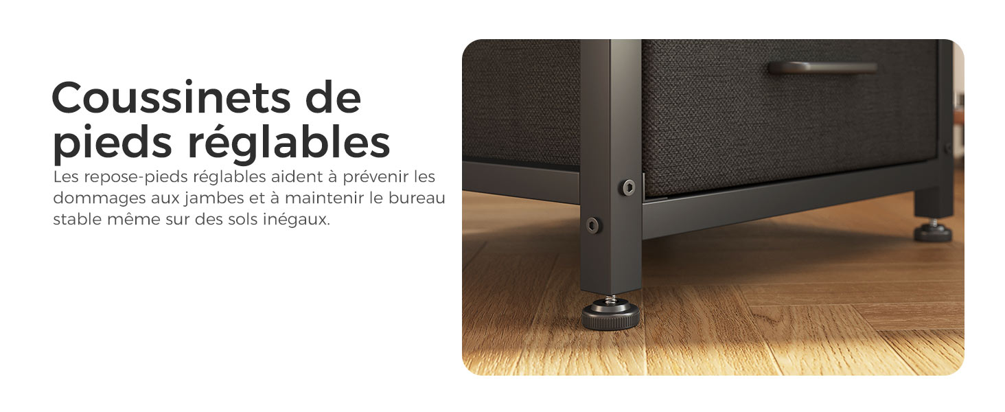 bureau avec rangement tiroirs