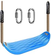 SELEWARE Garden Games Siège de balançaoire en kit robuste avec corde réglable de 2,4 m de long et 2 kar...