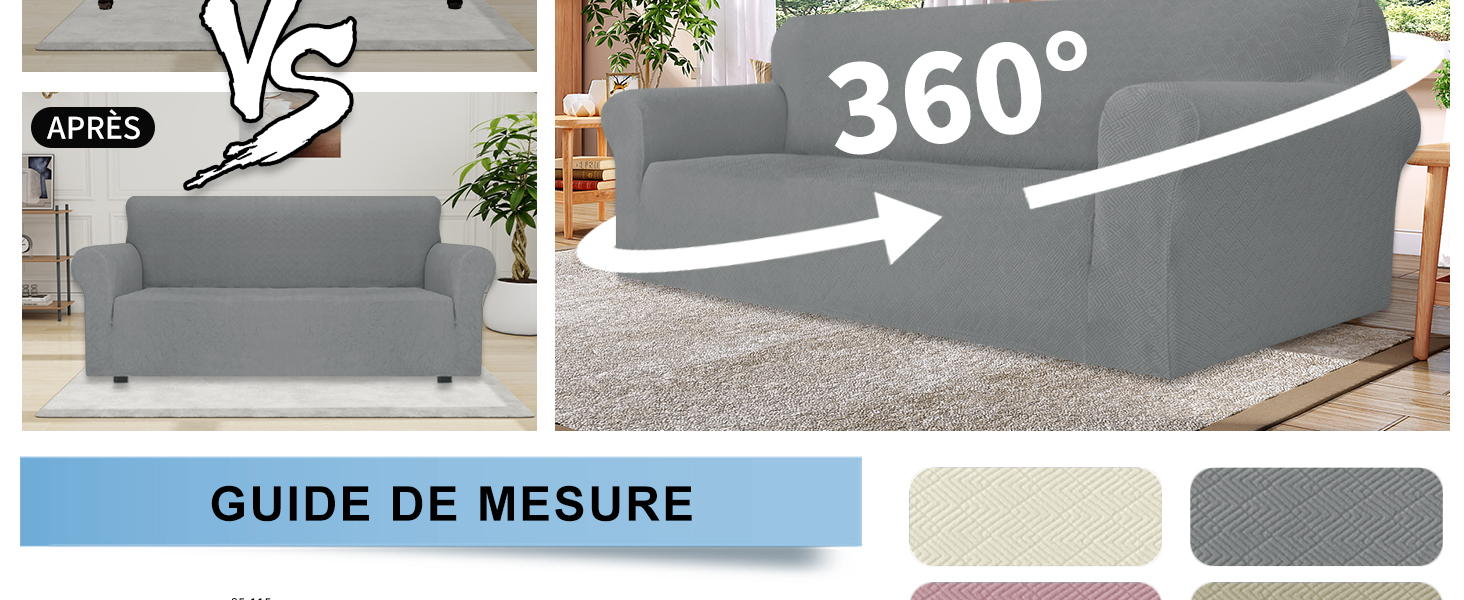 YSTELLAA Extensible Housse De Canapé