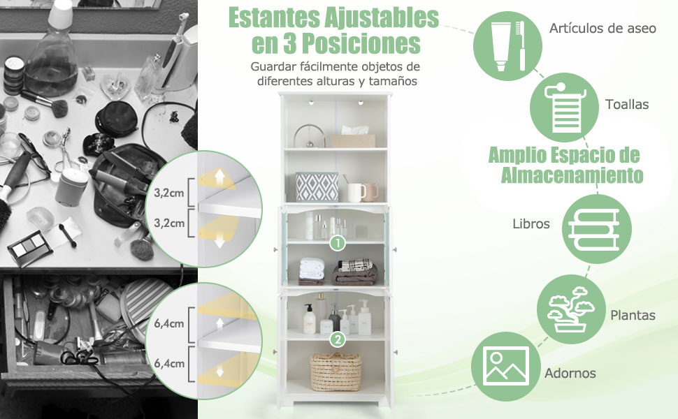 Armario Alto de Baño