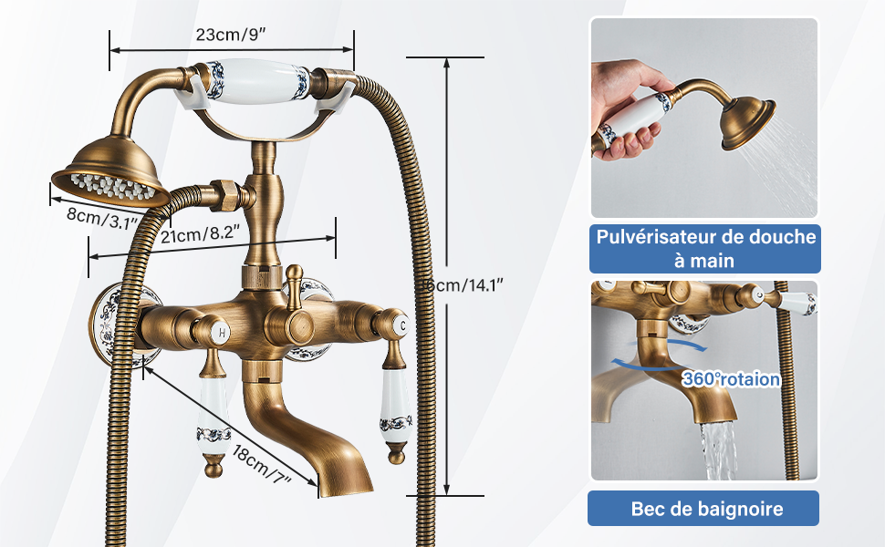 Robinet de baignoire