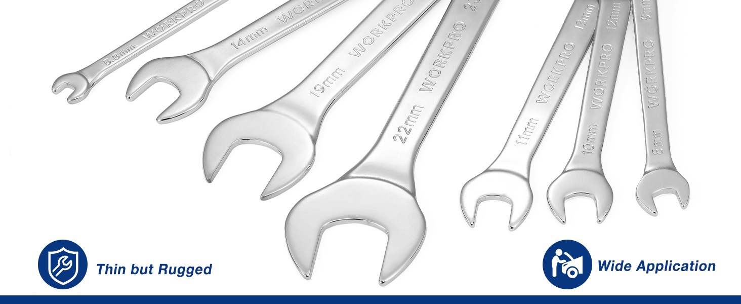 Jeu de 7 pinces Workpro avec joint rainuré, nez long, joint coulissant