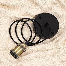 Black Pendant Light Cord Kit