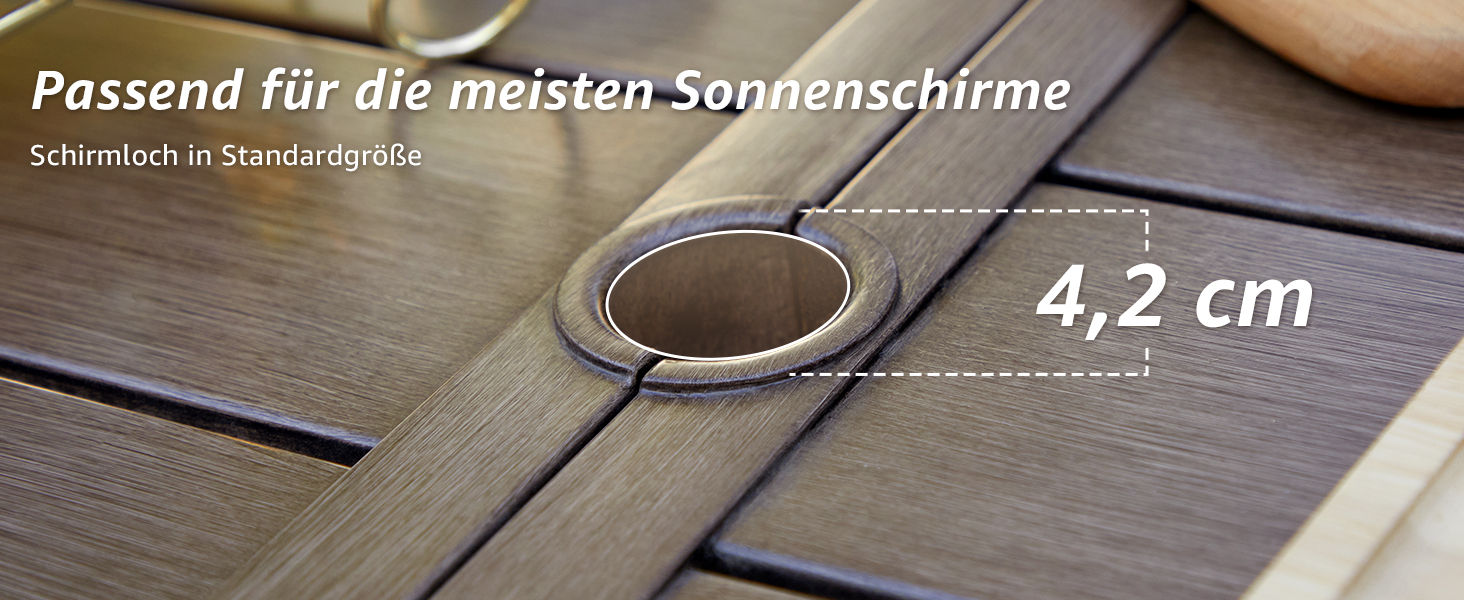 Terrassen-Esstisch Set Bild 5
