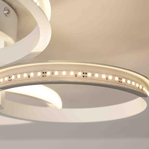 Anneau Plafond Lumière pour Salon