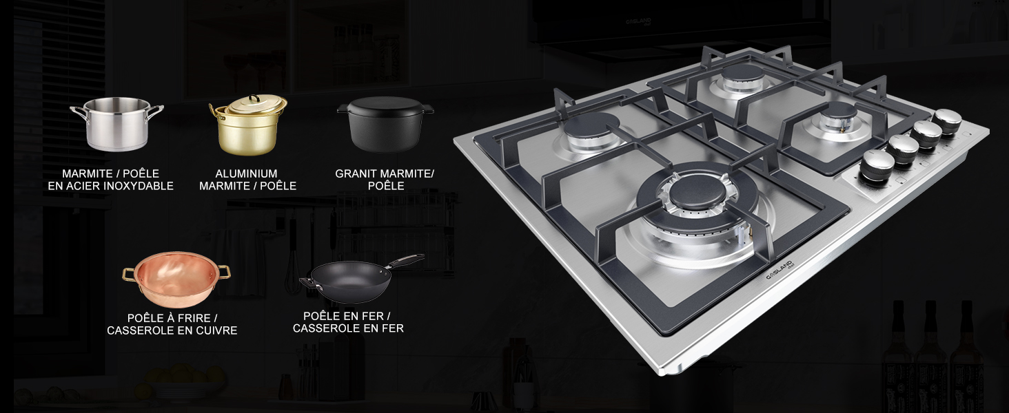 plaque de cuisson au gaz