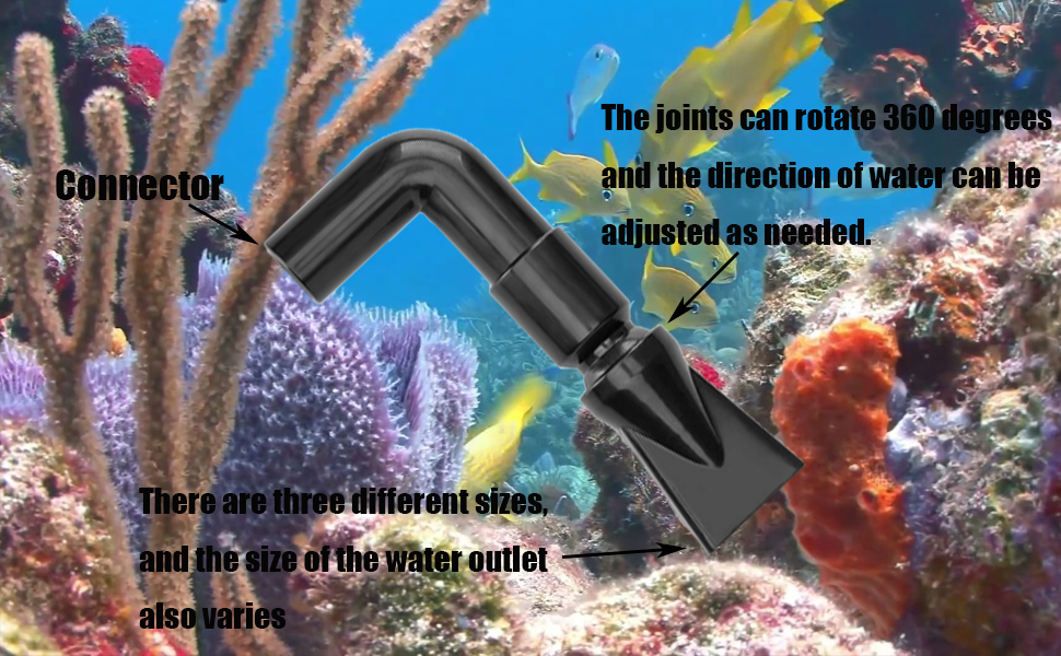 duckbill nozzle for fish tank