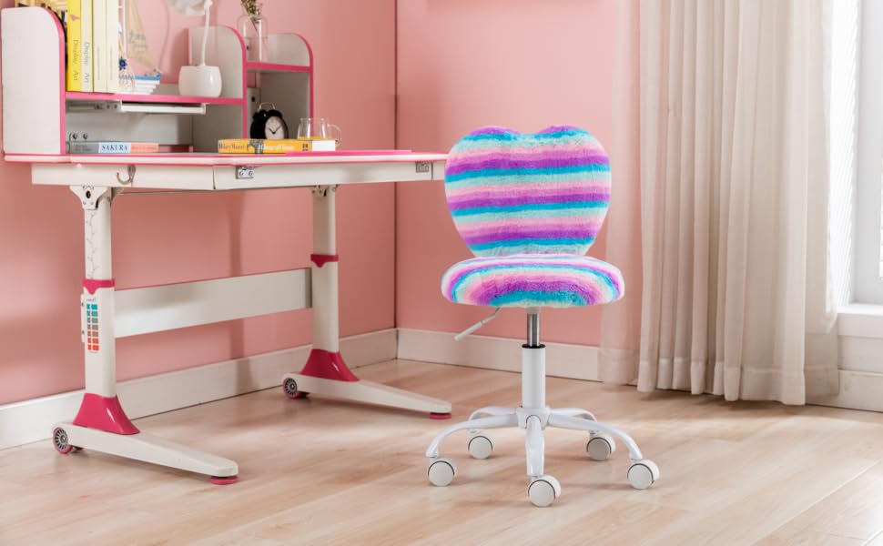 Desk Chair for Kids Teens Small Office Computer Student Chair No Arms Low Back