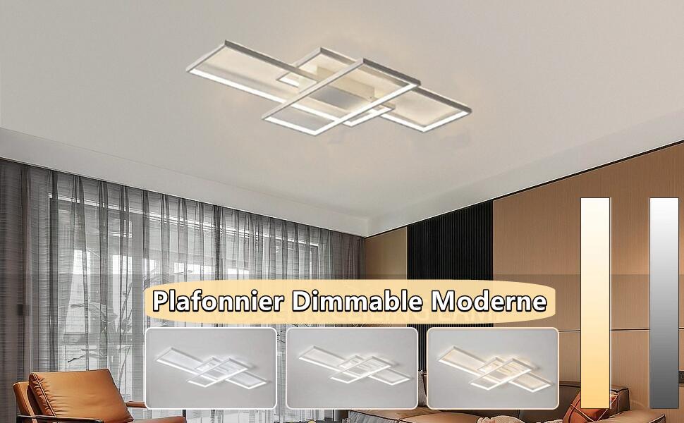 plafonnier led design moderne