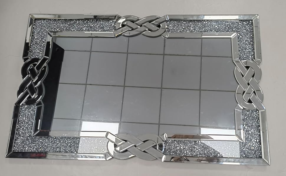 miroir diamant écrasé