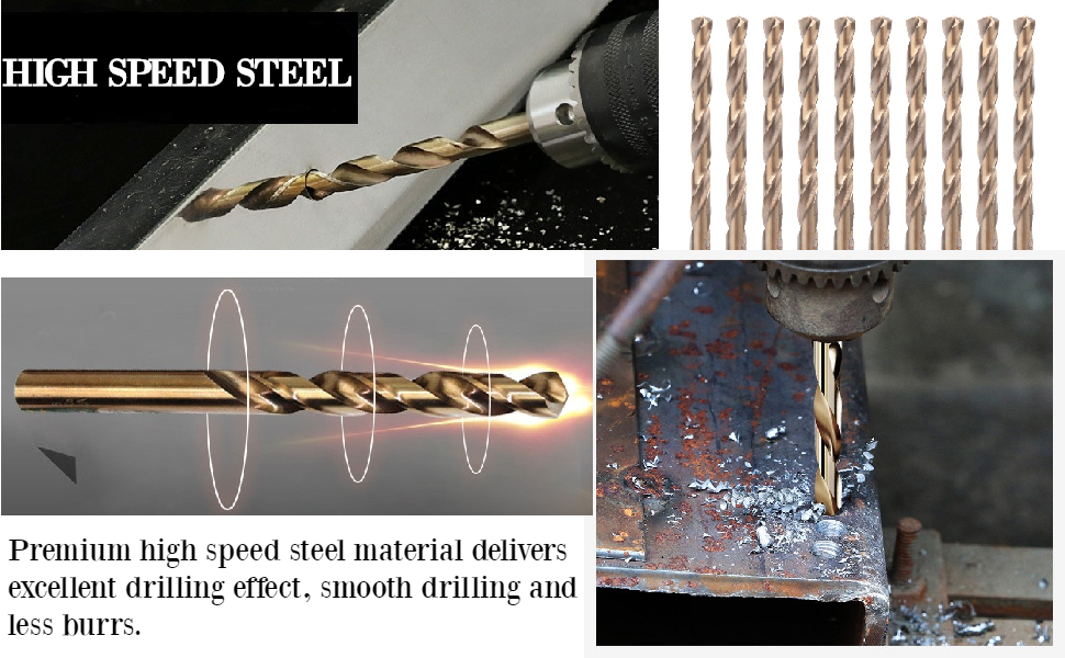 HSS Drill Bit Straight Shank Twist Drill Bits