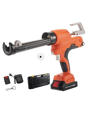 VEVOR Pistolet A Cartouche 6500 N Pistolet A Mastic Sans Fil Pistolet A Cartouche Mecanique 300 ML En Fer Vitesse Controlable Pour Verres Ceramiques Produits Sanitaires Appareils Electriques Toilette 14 Pistolet Ă calfeutrer