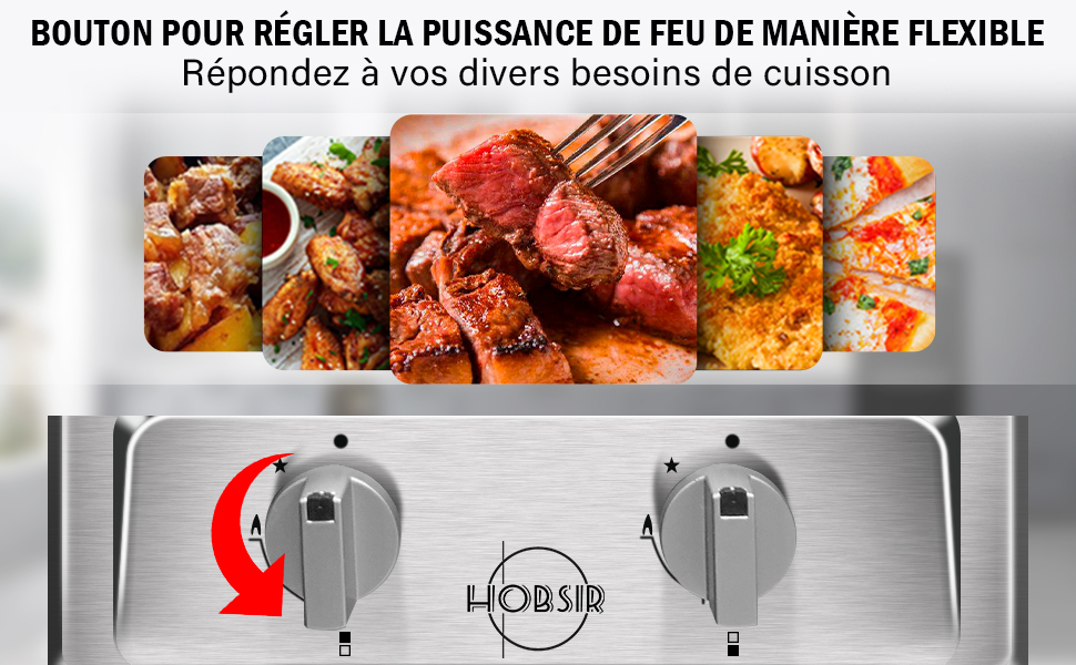 table de cuisson gaz
