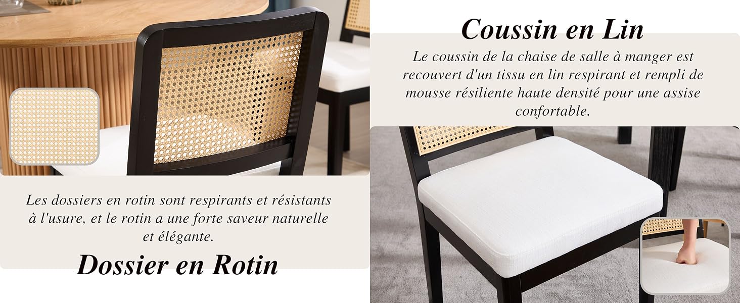 Chaise de Cuisine lot de 2
