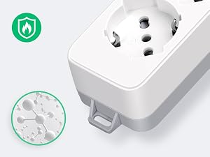 Multipresa Ciabatta Elettrica con Interruttore