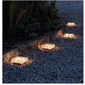 Lampes solaires brûlées - Blanc chaud.