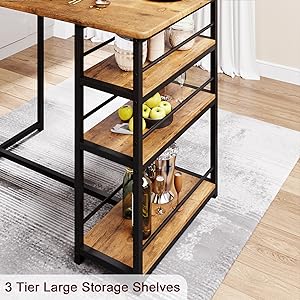 Table de bar avec tabouret de bar Set-06