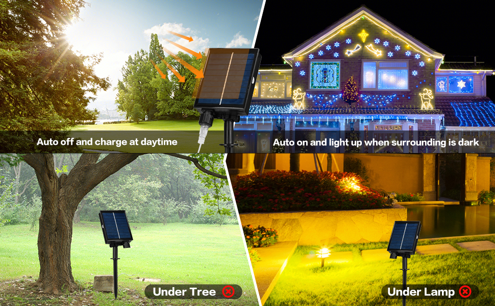 Lámpara solar 200 LED
