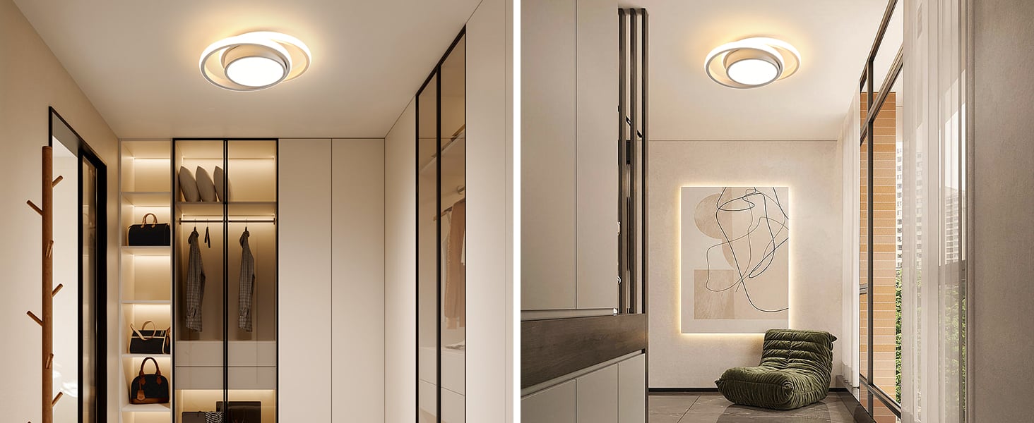 Plafonnier LED Moderne Luminaire Plafonnier Rond